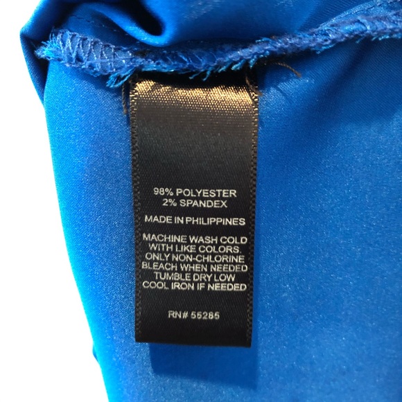 Express Blue Scoop Neck Shirt Sz Small - Picture 5 of 5